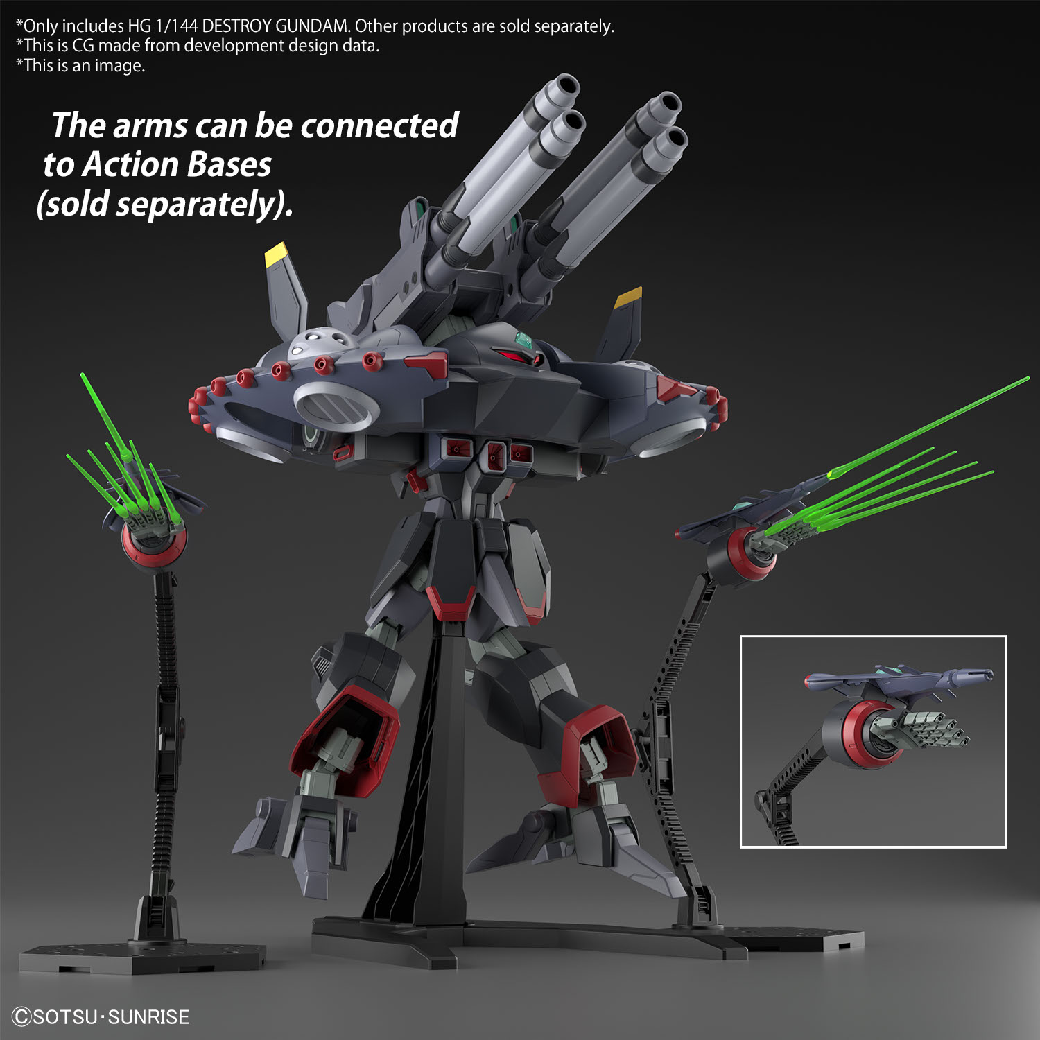 HG 1/144 DESTROY GUNDAM - Image 7