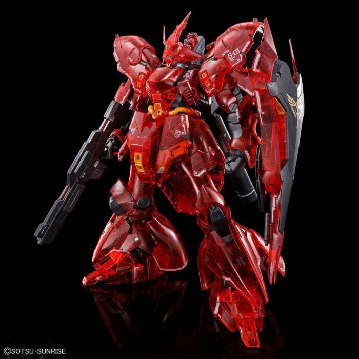 Alternative view of RG 1/144 MSN-04 Sazabi [Clear Color]