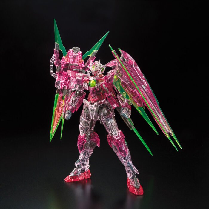Alternative view of RG 1/144 Gundam 00 Qan[T] Full Saber (Trans-Am clear ver.)