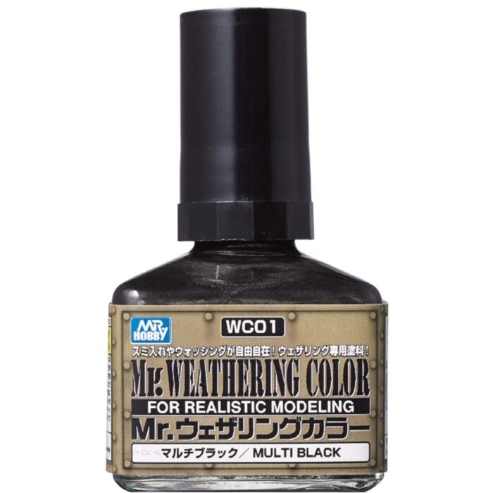 Mr. Weathering Color - Multi Black WC01