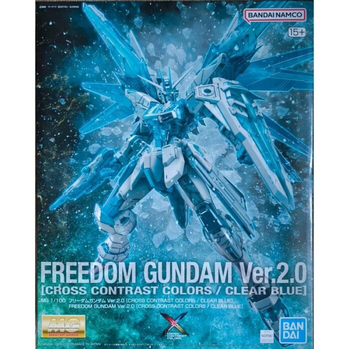 MG 1/100 Freedom Gundam Ver.2.0 [CROSS CONTRAST COLORS / CLEAR BLUE]