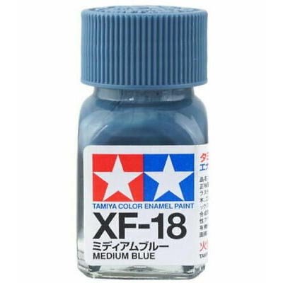 TAMIYA ENAMEL XF-18 FLAT MED BLUE