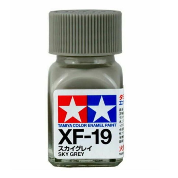 TAMIYA ENAMEL XF-19 FLAT SKY GREY