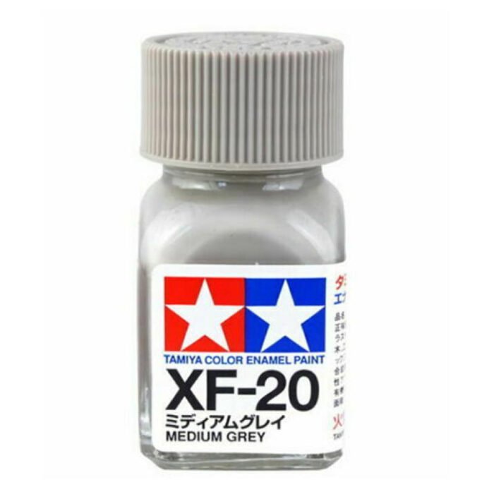 TAMIYA ENAMEL XF-20 FLAT MED GREY