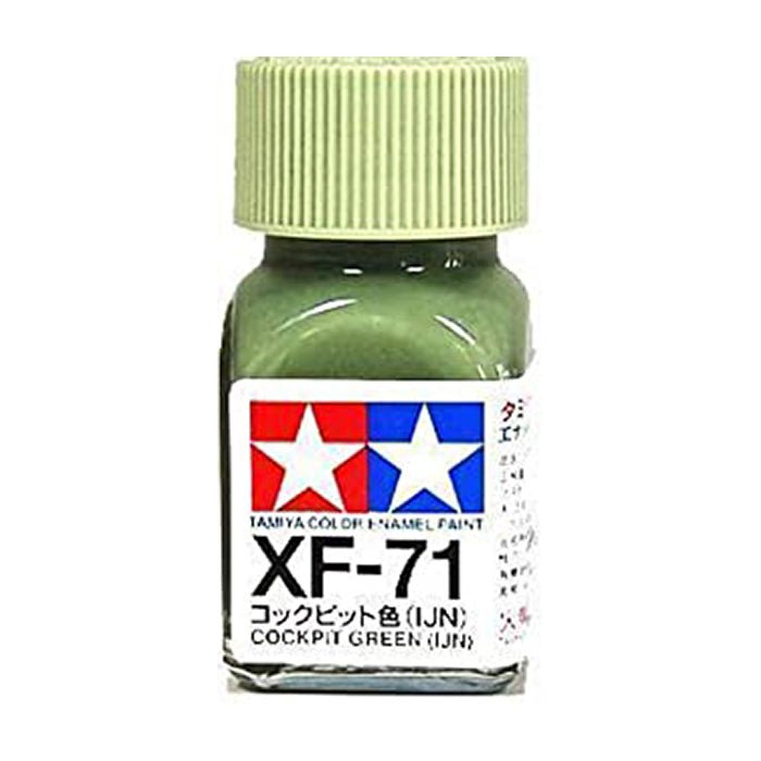 TAMIYA ENAMEL XF-71 FLAT COCKPIT GREEN IJN