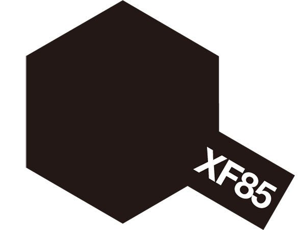 Alternative view of TAMIYA ENAMEL XF-85 FLAT RUBBER BLACK