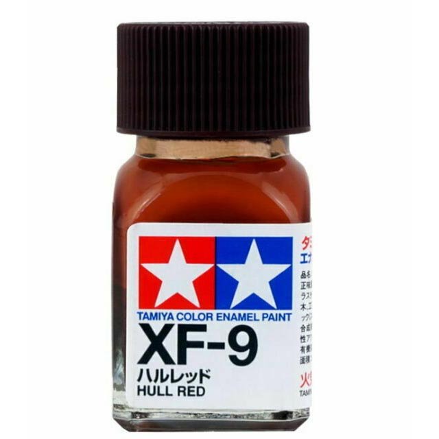TAMIYA ENAMEL XF-9 FLAT HULL RED