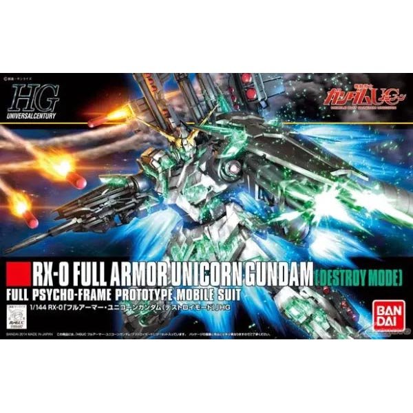 HGUC 1/144 #178 Full Armor Unicorn Gundam (Destroy Mode)