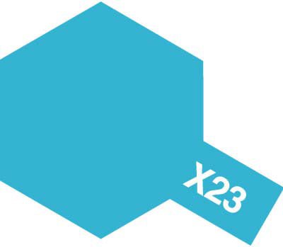 Alternative view of TAMIYA ENAMEL X-23 CLEAR BLUE