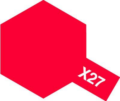 Alternative view of TAMIYA ENAMEL X-27 CLEAR RED