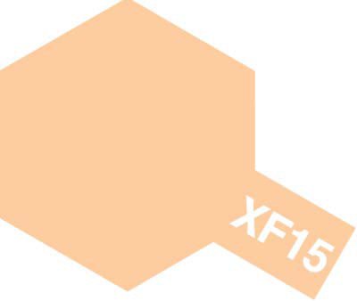 Alternative view of TAMIYA ENAMEL XF-15 FLAT FLESH