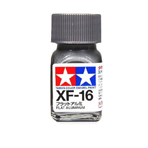 TAMIYA ENAMEL XF-16 FLAT ALUMINUM