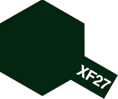 Alternative view of TAMIYA ENAMEL XF-27 FLAT BLACK GREEN