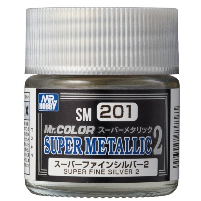 Mr Color Super Metallic - SM201 Super Fine Silver 2