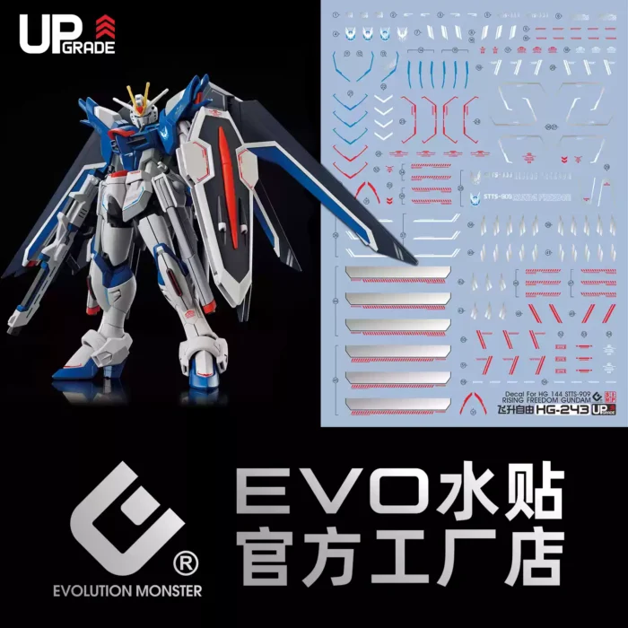 HG 1/144 RISING FREEDOM GUNDAM EVO Water Decal