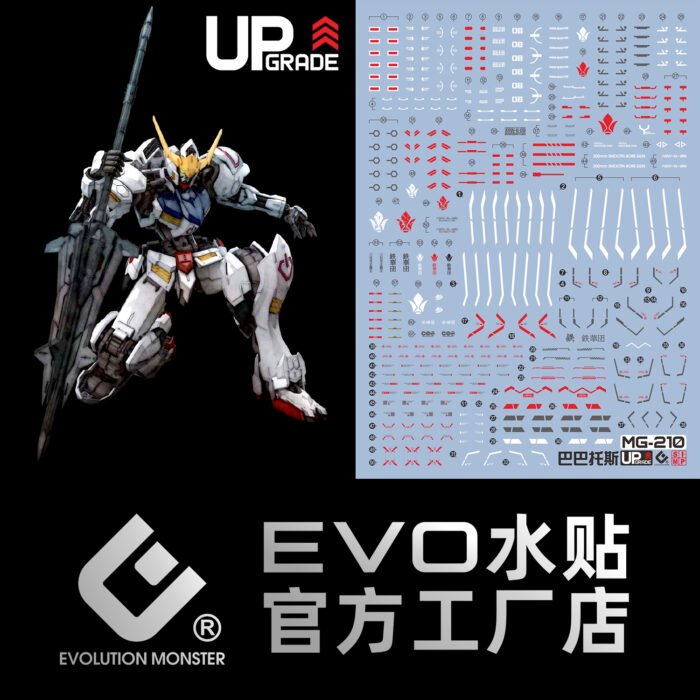 MG 1/100 GUNDAM BARBATOS (4TH) EVO Water Decal
