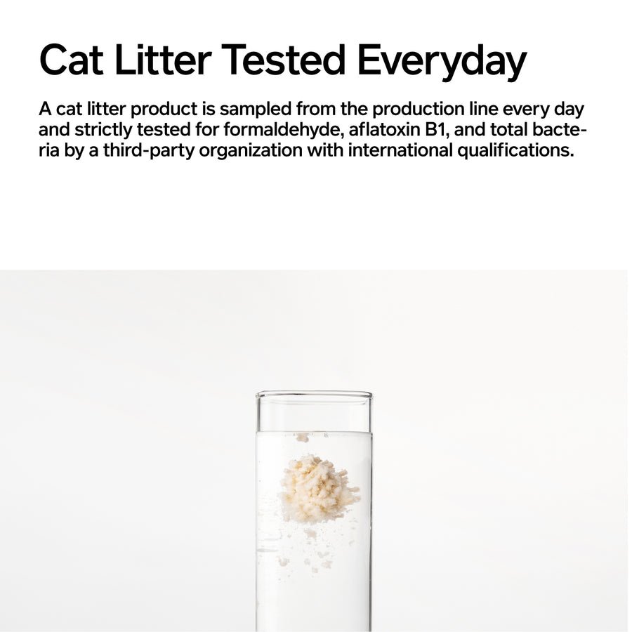 pidan Cat Litter Tofu Mix | 70% 2mm mix 30% 1.5mm Original Tofu Cat Litter | 2.4 kg per bag (Pure Tofu) | - Image 6