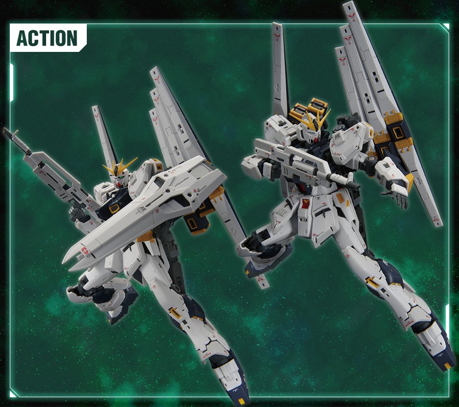 RG 1/144 Nu Gundam (Double Fin Funnel Equipment Type) - Image 8