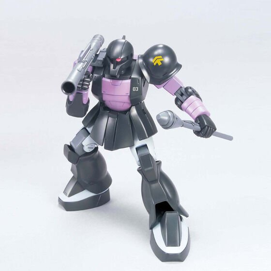 Alternative view of 1/144 HGUC ZAKU? BLACK TRI STARS