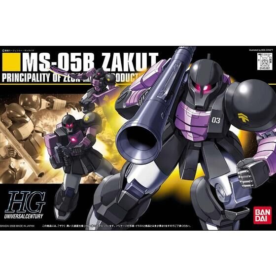 1/144 HGUC ZAKU? BLACK TRI STARS