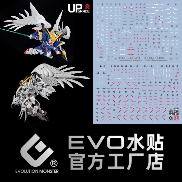 MGSD WING GUNDAM ZERO EW EVO Water Decal