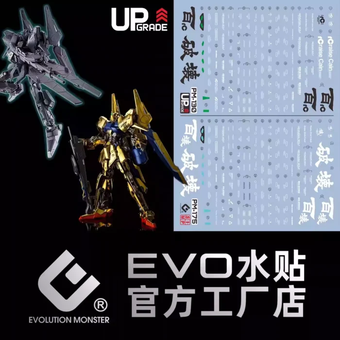 MG 1/100 RaiseCain Crash EVO Water Decal