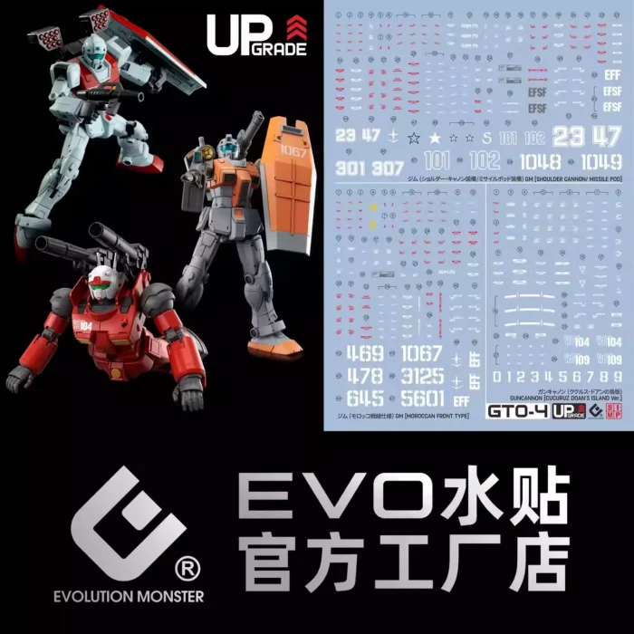 HG 1/144 GTO-4 EVO Water Decal