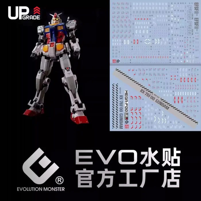 Mega Size 1/148 RX78F00 EVO Water Decal