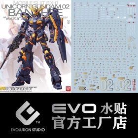 MG 1/100 Unicorn Gundam 02 Banshee EVO Water Decal