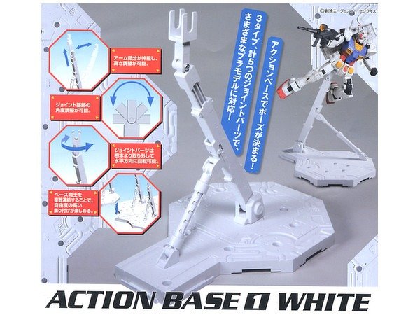 Alternative view of Action Base 1/100 White