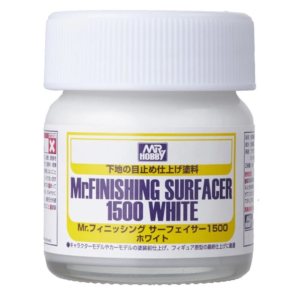 Mr Finishing Surfacer 1500 White (Bottle Type)