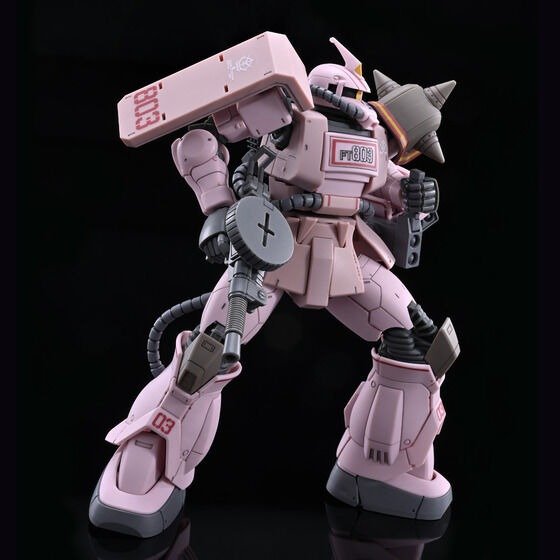Alternative view of HGUC 1/144 MS-06D Zaku Desert Type (Pink Panther Forces)