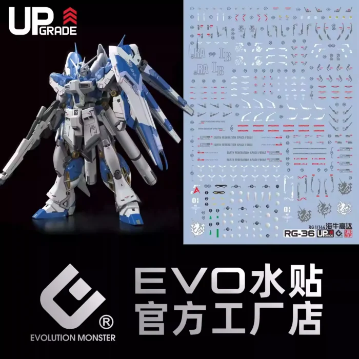 RG 1/144 #36 Hi-v GUNDAM EVO Water Decal