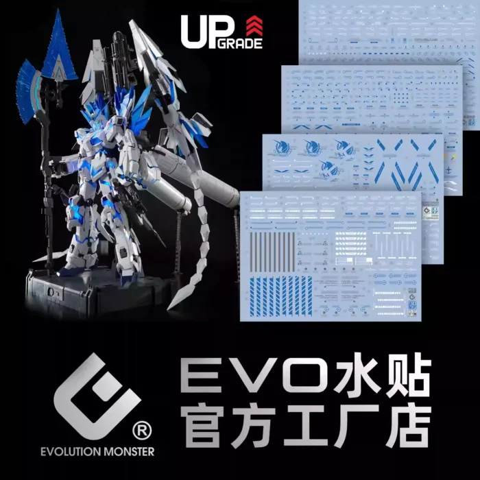 PG 1/60 Unicorn Gundam Perfectibility (Blue) EVO Water Decal