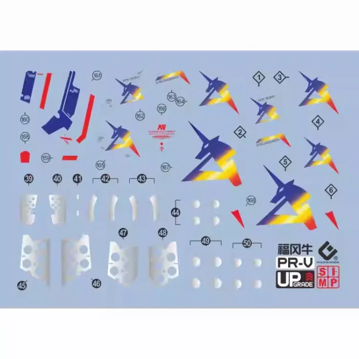 Alternative view of RG 1/144 RX-93ff Nu Gundam EVO Water Decal