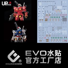 HG 1/144 LIGHT-TYPE GUNCANNON EVO Water Decal
