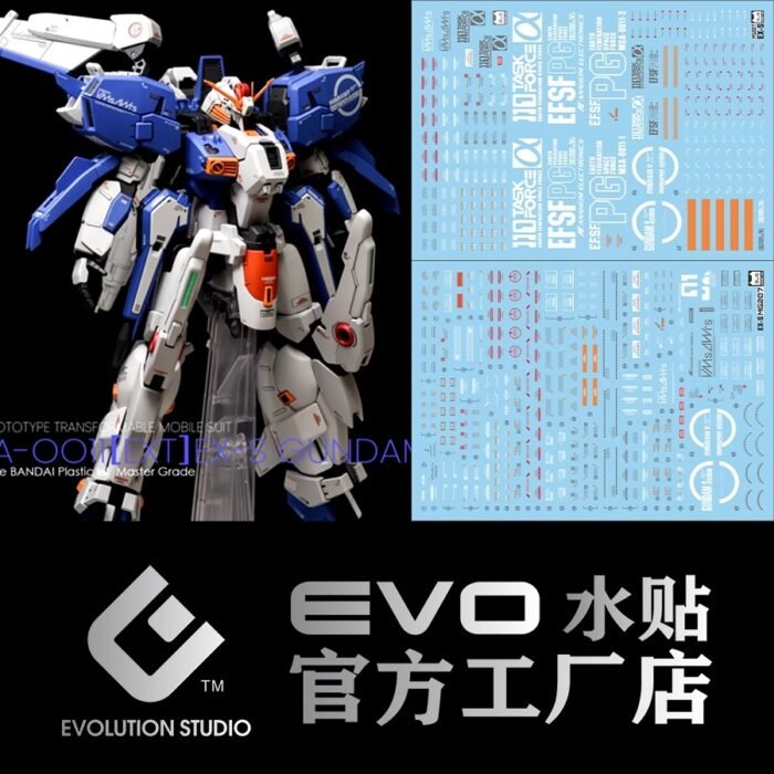 MG 1/100 EXS 1.5 EVO Water Decal