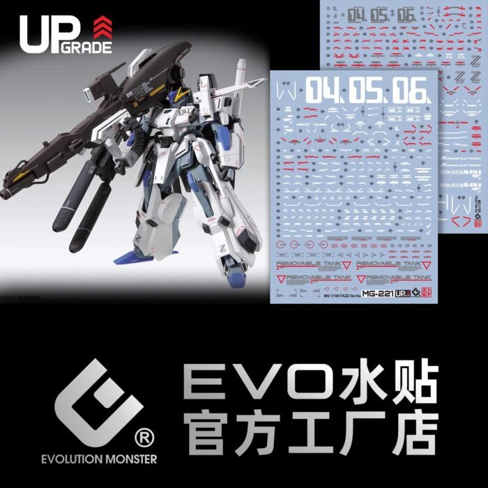MG 1/100 FAZZ EVO Water Decal