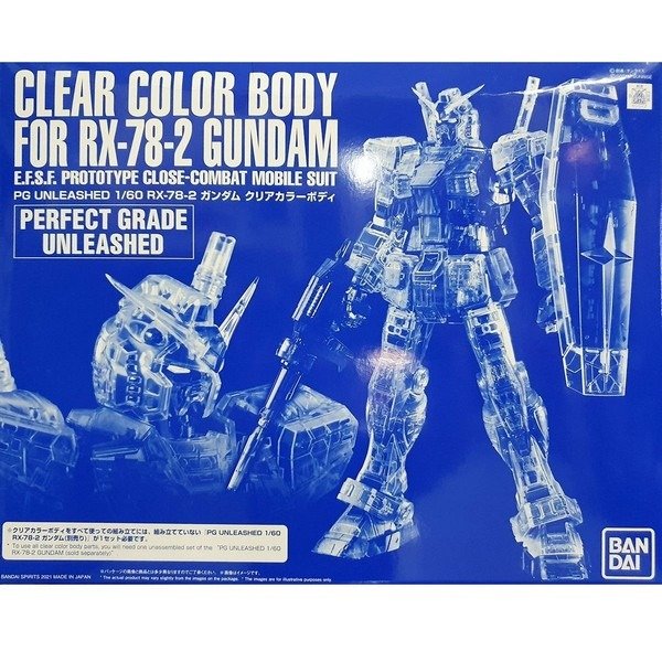PG 1/60 CLEAR COLOR BODY FOR RX-78-2