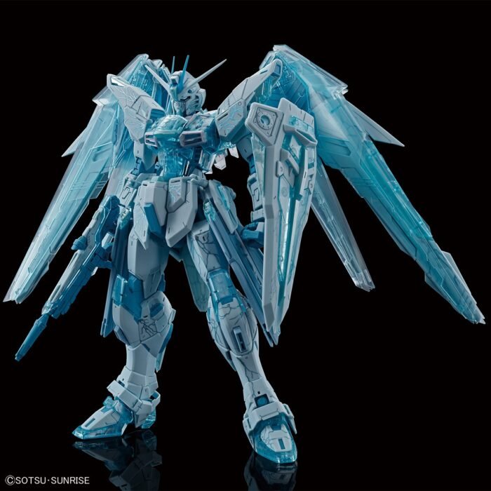 Alternative view of MG 1/100 Freedom Gundam Ver.2.0 [CROSS CONTRAST COLORS / CLEAR BLUE]