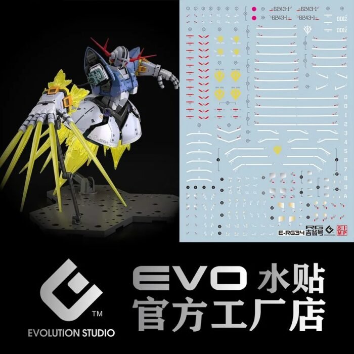 RG 1/144 #34 Zeong EVO Water Decal