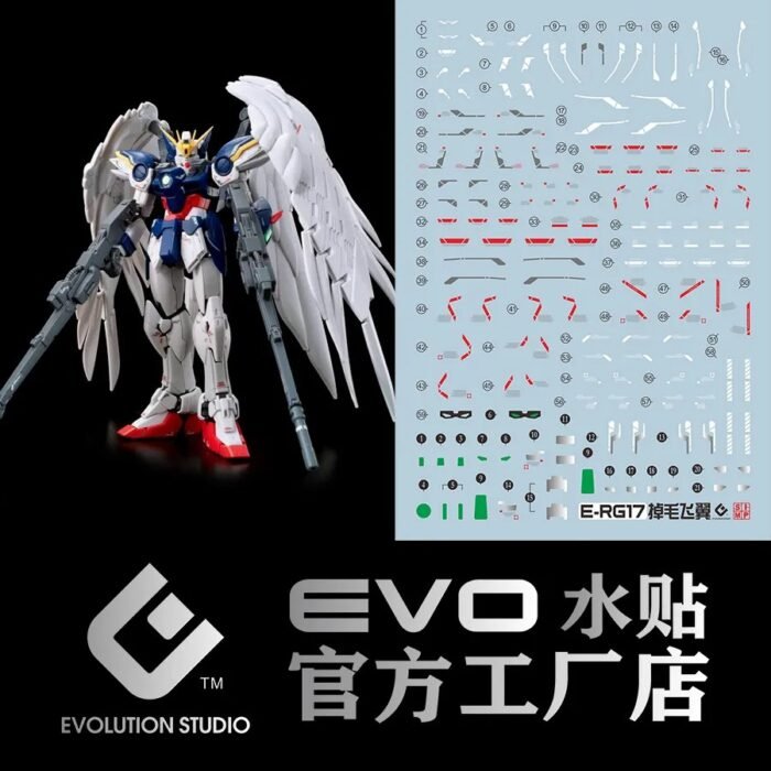RG 1/144 #17 Wing Gundam Zero EW EVO Water Decal