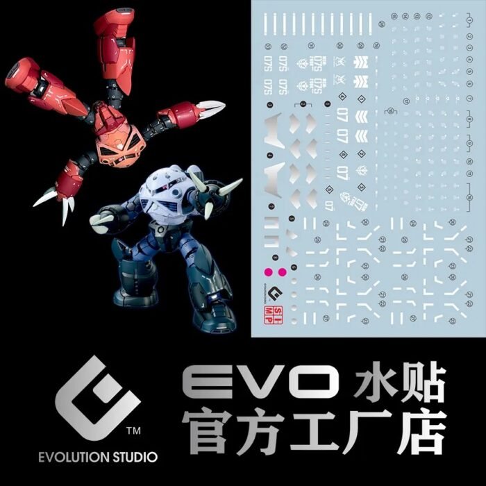 RG 1/144 #16 Zgok Char Custom EVO Water Decal