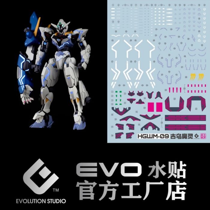 HG 1/144 GUNDAM LFRITH JIU EVO Water Decal