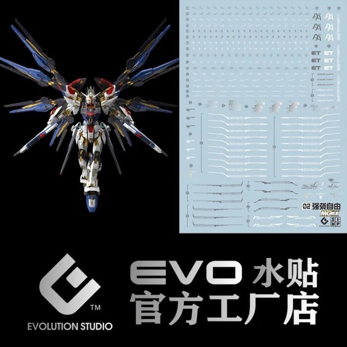 MGEX Strike Freedom 1/100 EVO Water Decal