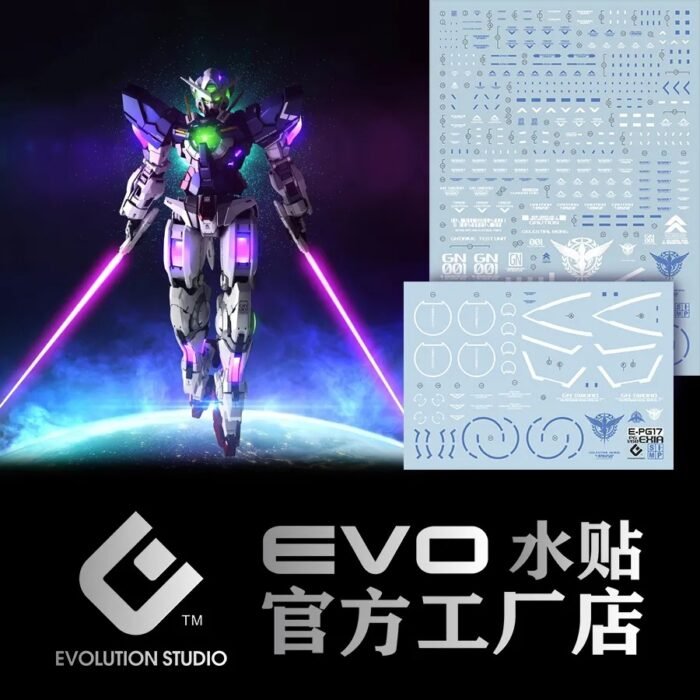 PG 1/60  Gundam Exia EVO Water Decal