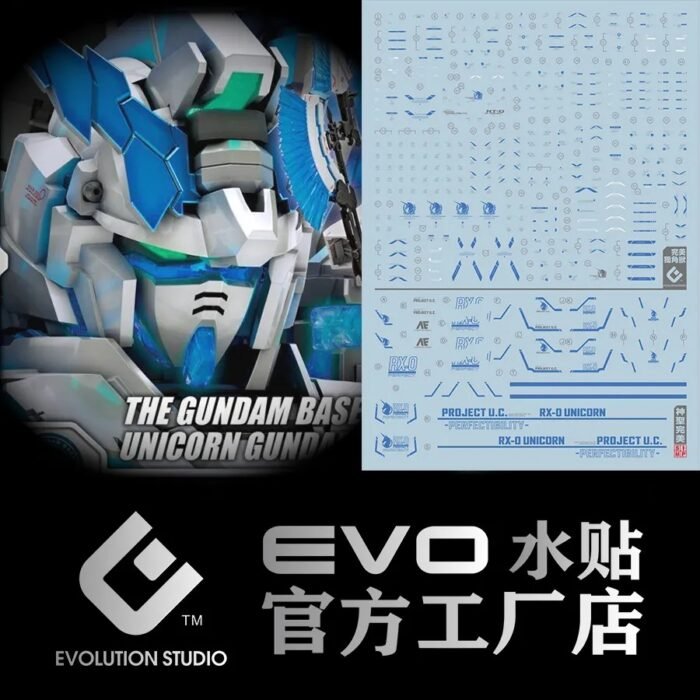 RG 1/144 Unicorn Gundam Perfectibility Water Decal