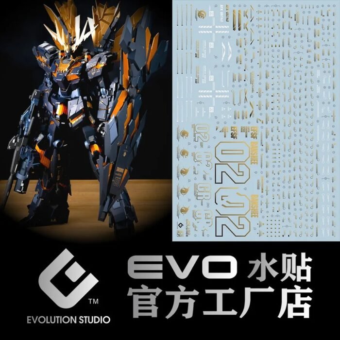 PG RX-0[N] Unicorn Gundam 02 Banshee Norn EVO Water Decal