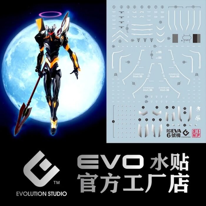 RG Artificial Human Evangelion Unit-06  EVO Water Decal