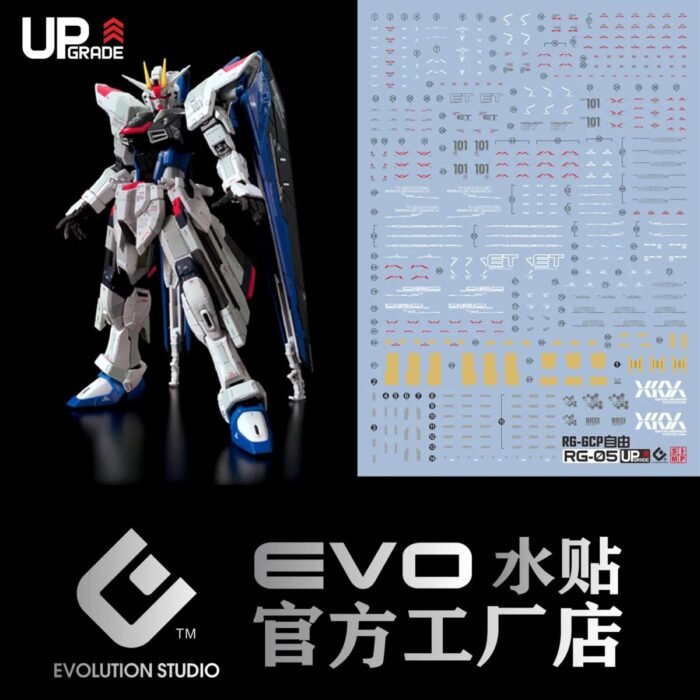 RG 1/144 Gundam Base Limited Freedom Gundam (Shanghai) CGP EVO Water Decal